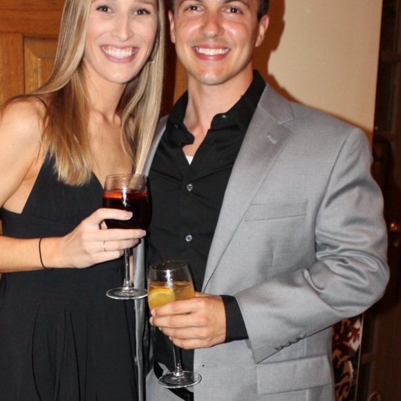 1MX Express Fitted Black Dress Shirt Sz 14/14.5 - Picture 3 of 8